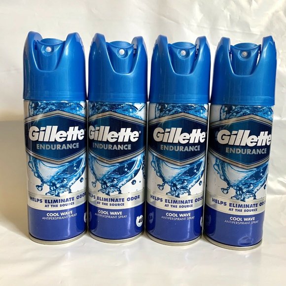 Gillette Other - Gillette Endurance Cool Wave Antiperspirant Deodorant Body Spray Eliminate Odour